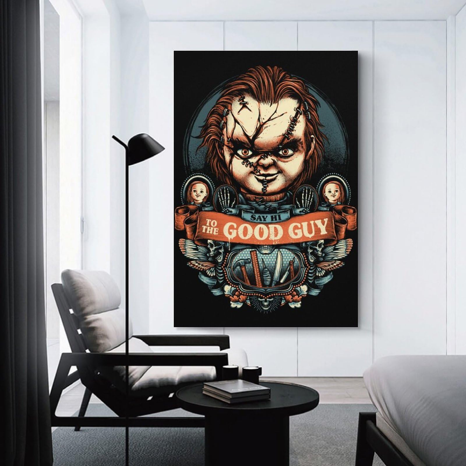 Amazon.co.jp: 絵画 おしゃれ Chucky チャッキー アートパネル 大きい